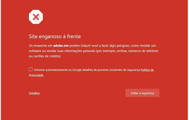 Endereço de um site errado pode instalar vírus no seu PC