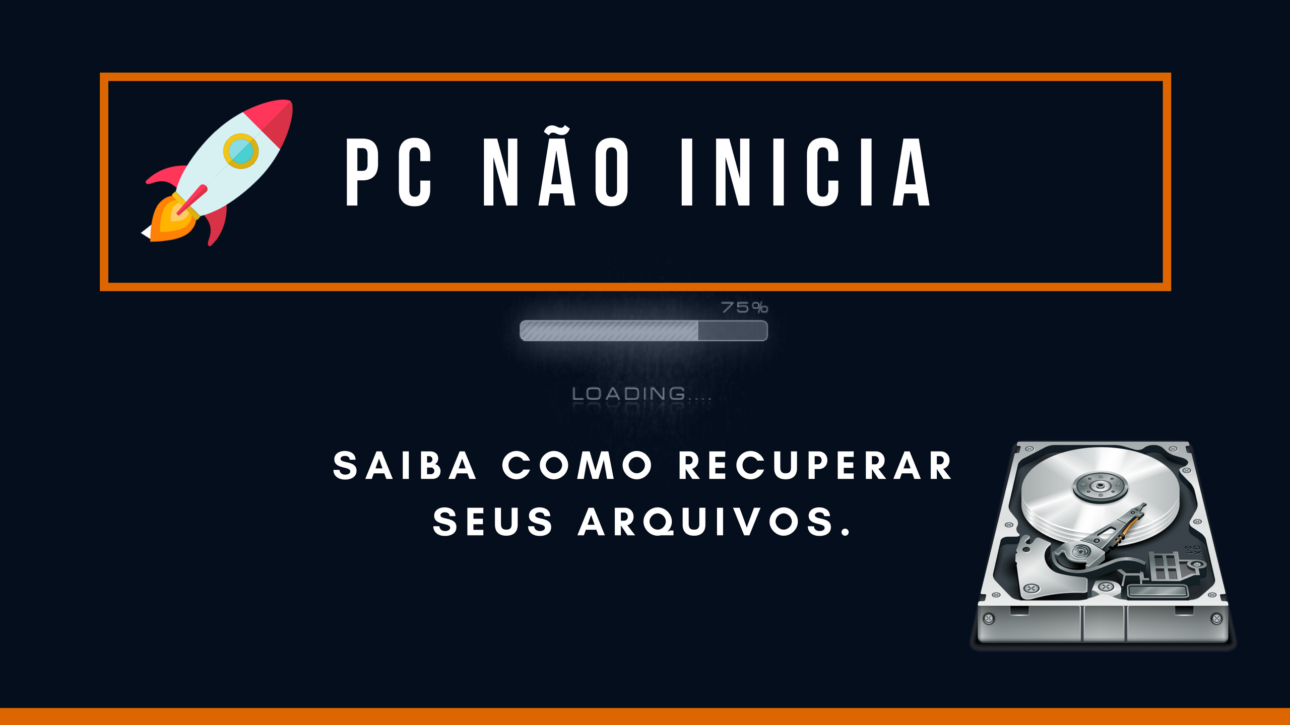 Como recuperar seus aquivos quando o windows não inicia